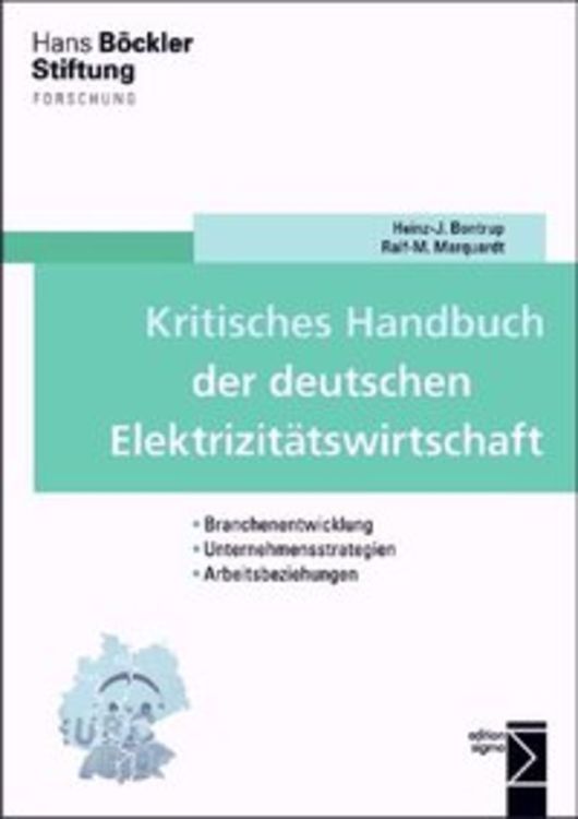 Produktbild: Kritisches Handbuch der deutschen Elektrizit&auml;tswirtschaft