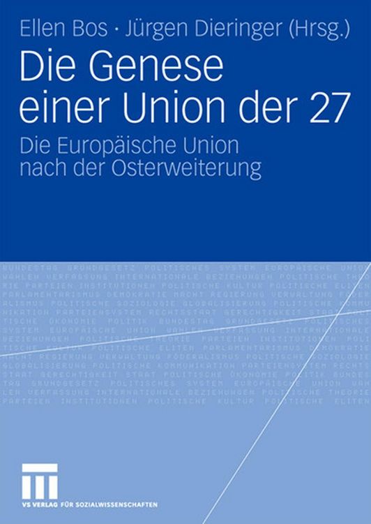 Produktbild: Die Genese einer Union der 27