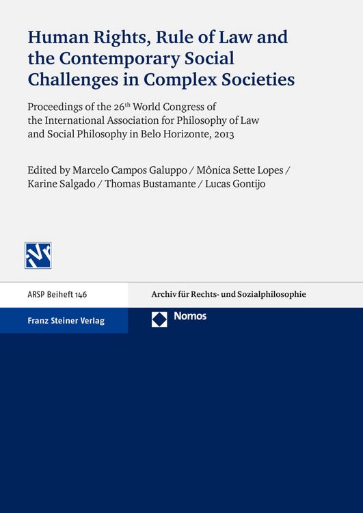 Produktbild: Human Rights, Rule of Law and the Contemporary Social Challenges in Complex Societies