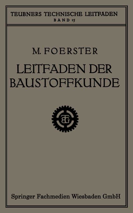 Produktbild: Leitfaden der Baustoffkunde