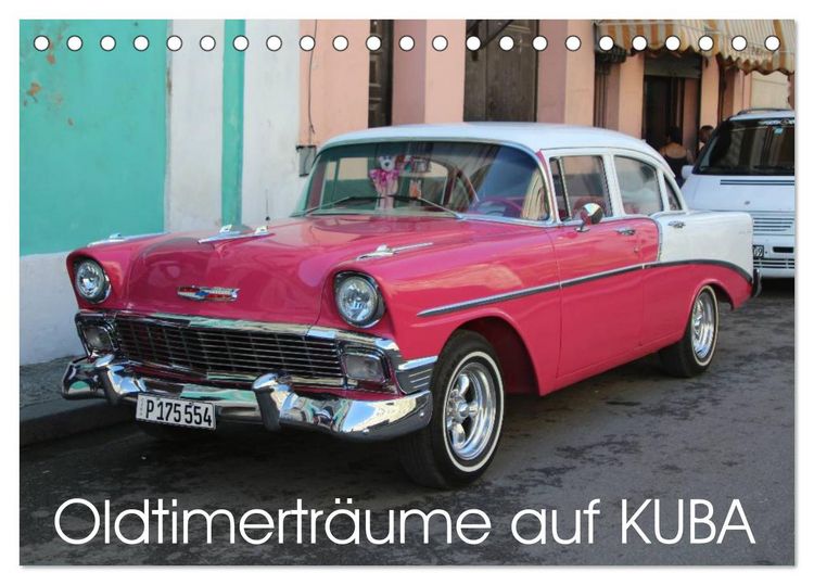 Produktbild: Oldtimertr&auml;ume auf KUBA (Tischkalender 2026 DIN A5 quer), CALVENDO Monatskalender