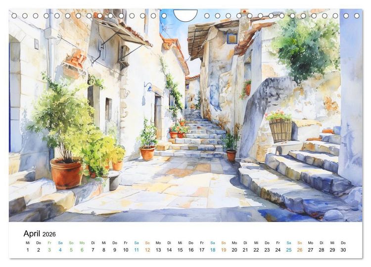 Produktbild: Bucolische Landschaften (Wandkalender 2026 DIN A4 quer), CALVENDO Monatskalender
