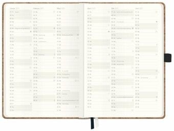 Produktbild: Wochen-Notiz-Timer Classic 26/27 A5 17 Monate [Fine Flowers Salbei]