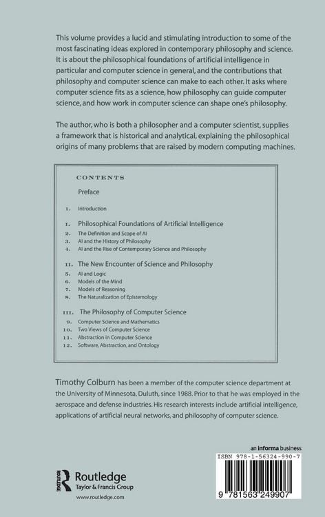 Produktbild: Philosophy and Computer Science