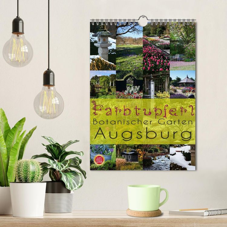 Produktbild: Farbtupferl - Botanischer Garten Augsburg (Wandkalender 2026 DIN A4 hoch), CALVENDO Monatskalender