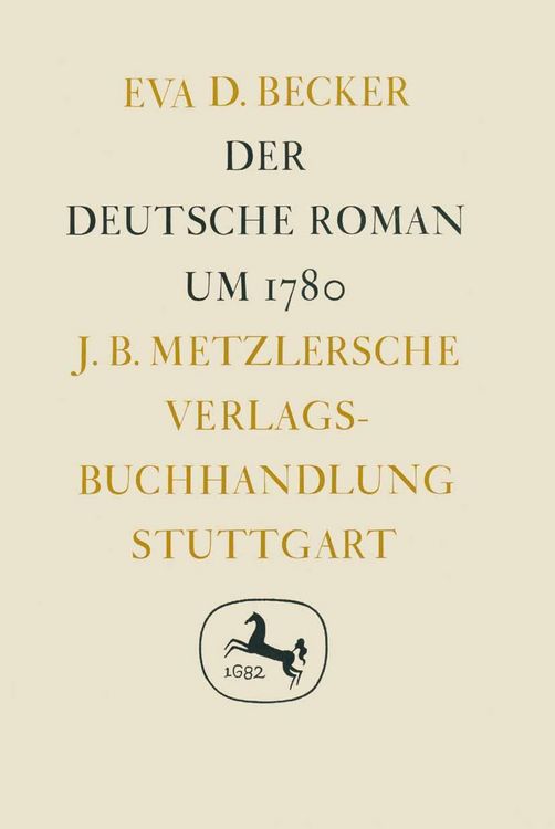 Produktbild: Der Deutsche Roman um 1780