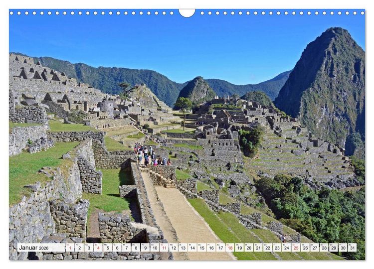 Produktbild: Inkabauten in PERU, Bauwerke eines gro&szlig;en Reiches (Wandkalender 2026 DIN A3 quer), CALVENDO Monatskalender