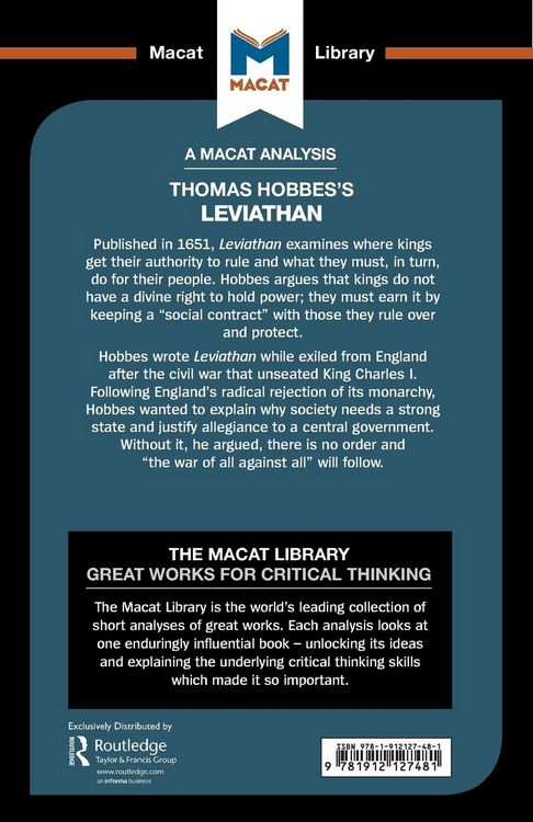 Produktbild: An Analysis of Thomas Hobbes's Leviathan