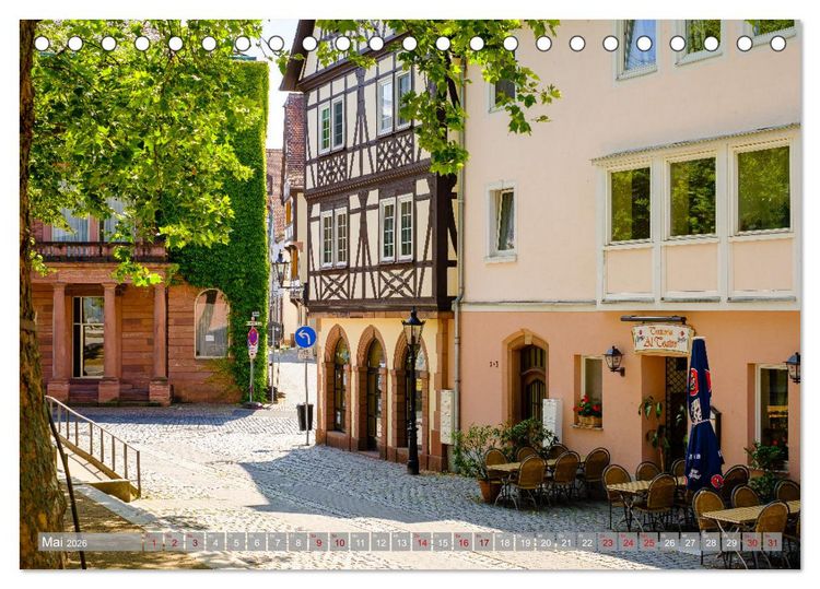 Produktbild: Ein Blick auf Aschaffenburg (Tischkalender 2026 DIN A5 quer), CALVENDO Monatskalender