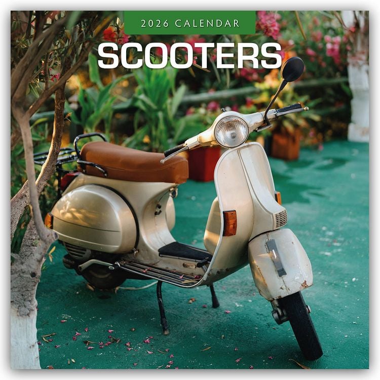 Produktbild: Scooters – Motorroller 2026 – 16-Monatskalender