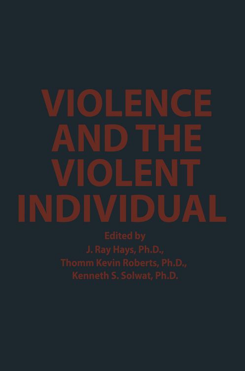 Produktbild: Violence and the Violent Individual