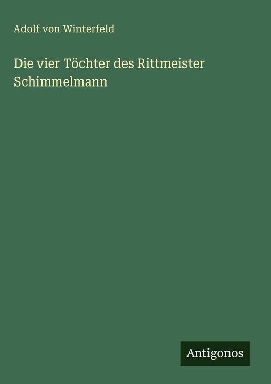 Produktbild: Die vier T&ouml;chter des Rittmeister Schimmelmann