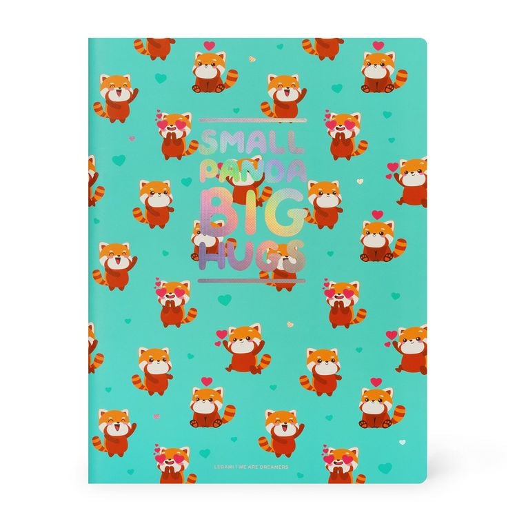Produktbild: Legami Notizbuch liniert - Large - Roter Panda