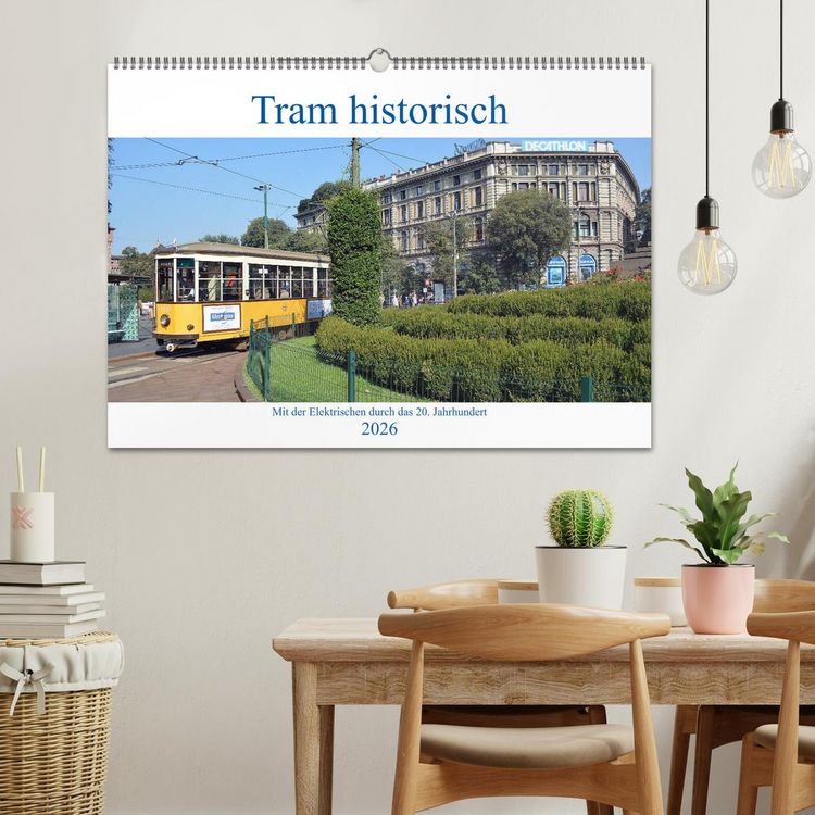 Produktbild: Tram historisch (Wandkalender 2026 DIN A2 quer), CALVENDO Monatskalender