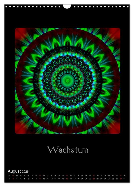 Produktbild: Mandalas - Spiegel der Seele (Wandkalender 2026 DIN A3 hoch), CALVENDO Monatskalender