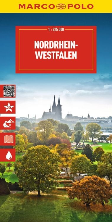 Produktbild: MARCO POLO Reisekarte Deutschland 05 Nordrhein-Westfalen 1:225.000