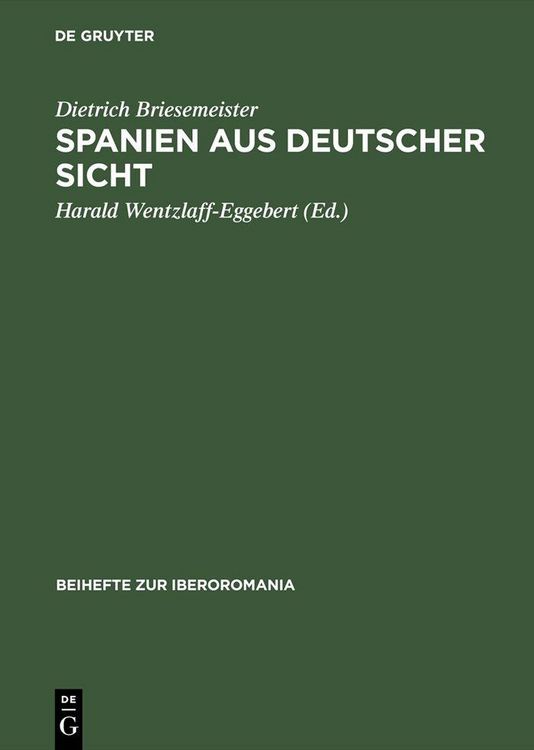 Produktbild: Spanien aus deutscher Sicht