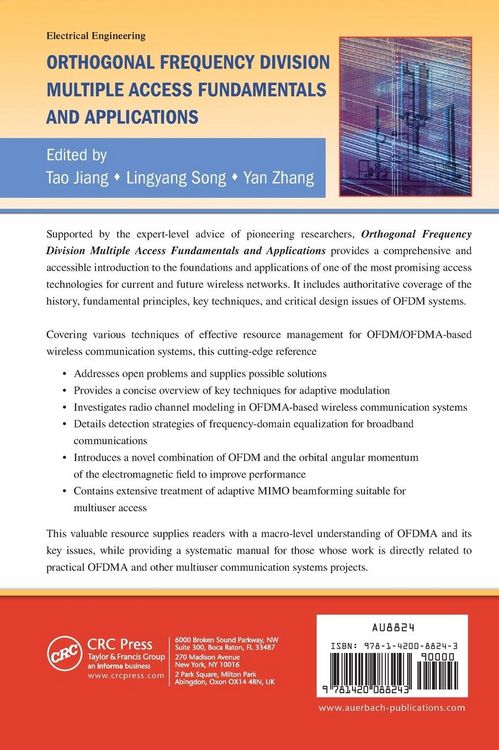 Produktbild: Orthogonal Frequency Division Multiple Access Fundamentals and Applications