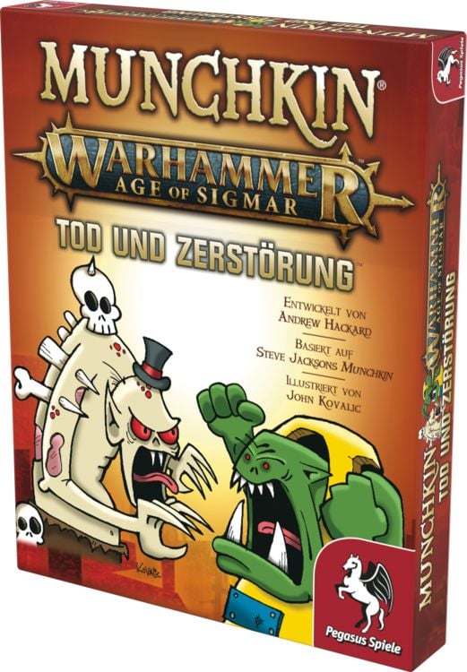 Produktbild: Munchkin Warhammer: Age of Sigmar - Tod und Zerst&ouml;rung [Erweiterun]