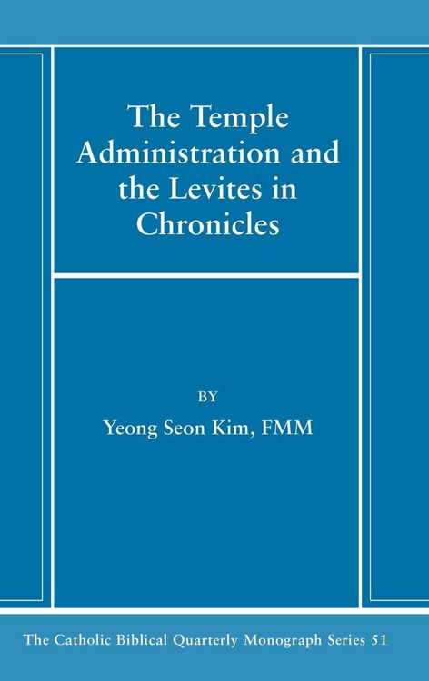 Produktbild: The Temple Administration and the Levites in Chronicles