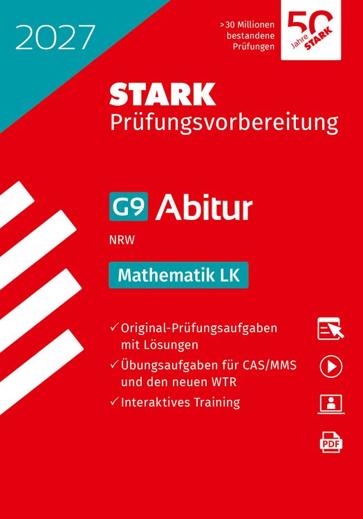 Produktbild: STARK Mathematik LK - Abitur 2027 NRW - Pr&uuml;fungsvorbereitung