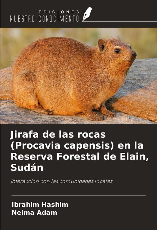 Produktbild: Jirafa de las rocas (Procavia capensis) en la Reserva Forestal de Elain, Sud&aacute;n
