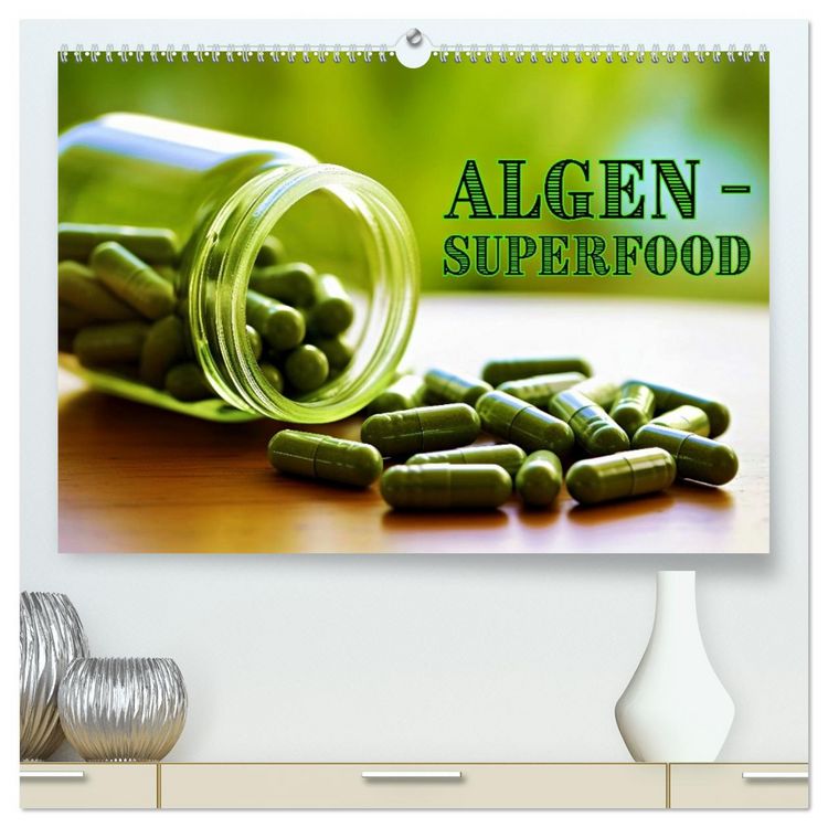 Produktbild: Algen - Superfood (hochwertiger Premium Wandkalender 2026 DIN A2 quer), Kunstdruck in Hochglanz