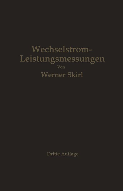 Produktbild: Wechselstrom-Leistungsmessungen