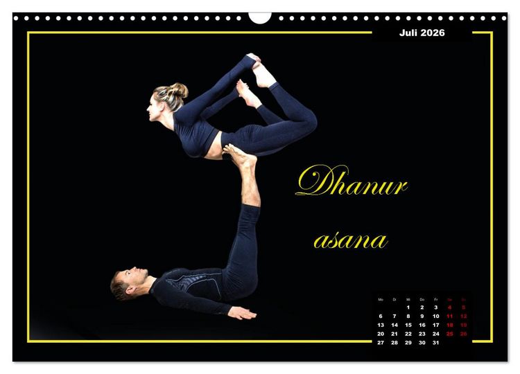 Produktbild: Yoga - Asana (Wandkalender 2026 DIN A3 quer), CALVENDO Monatskalender