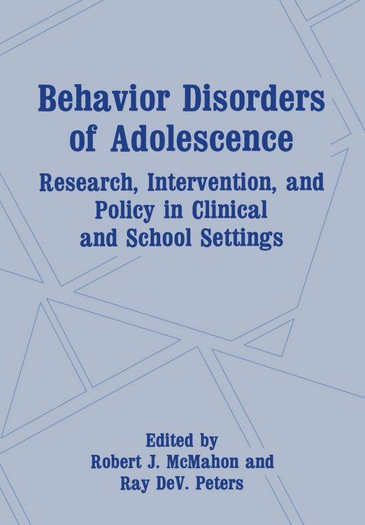 Produktbild: Behavior Disorders of Adolescence