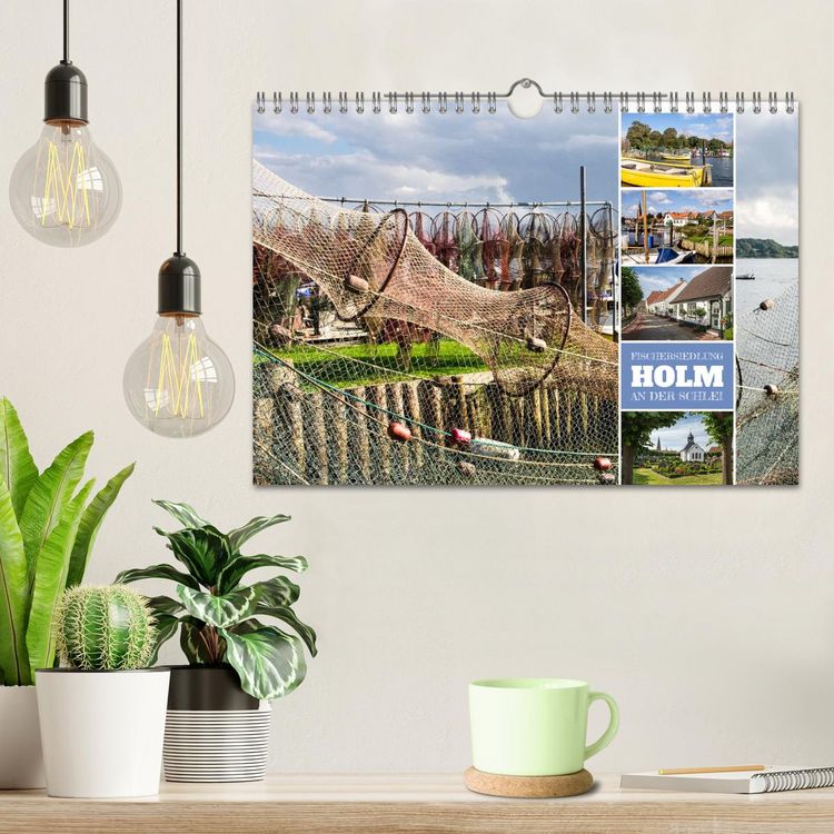 Produktbild: Fischersiedlung Holm an der Schlei (Wandkalender 2026 DIN A4 quer), CALVENDO Monatskalender