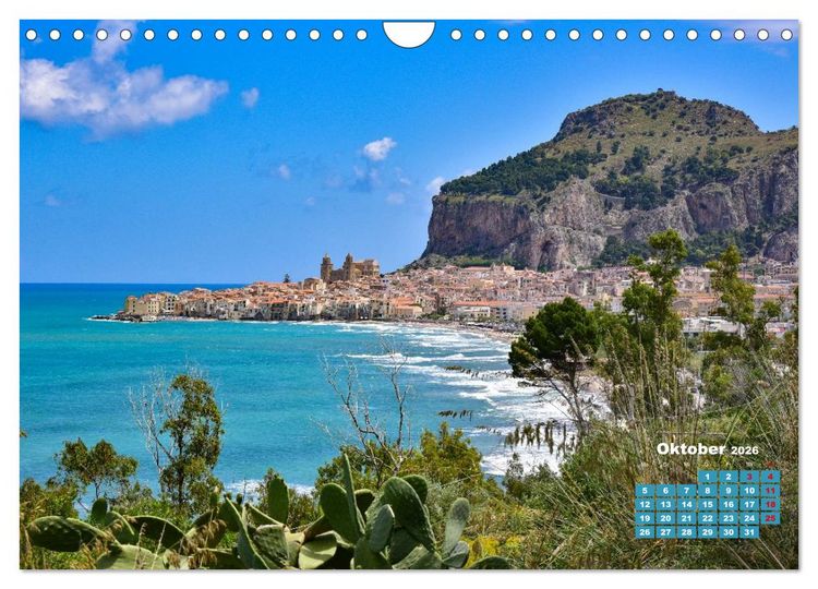 Produktbild: Sizilien &ndash; von Cefal&ugrave; bis Trapani (Wandkalender 2026 DIN A4 quer), CALVENDO Monatskalender