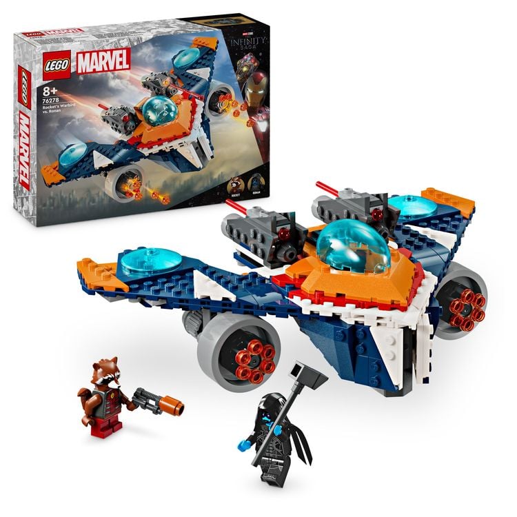 Bild vom Artikel LEGO Marvel 76278 Rockets Raumschiff vs. Ronan Set, Raumschiff-Spielzeug vom Autor 