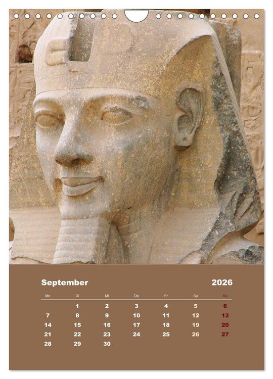 Produktbild: Antikes &Auml;gypten (Wandkalender 2026 DIN A4 hoch), CALVENDO Monatskalender