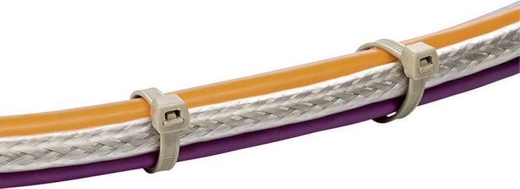 Produktbild: HellermannTyton 118-00116 PT3B-PEEK-BGE Kabelbinder Beige 1St.