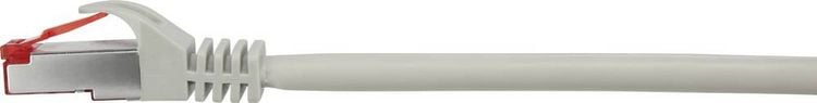 Produktbild: Renkforce RF-4724260 RJ45 Patchkabel CAT 6 S/FTP 15.00 m Grau mit Rastnasenschutz, vergoldete Steckkontakte, Flammwidrig 1 St.