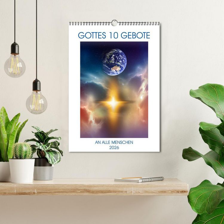 Produktbild: GOTTES 10 GEBOTE (Wandkalender 2026 DIN A3 hoch), CALVENDO Monatskalender