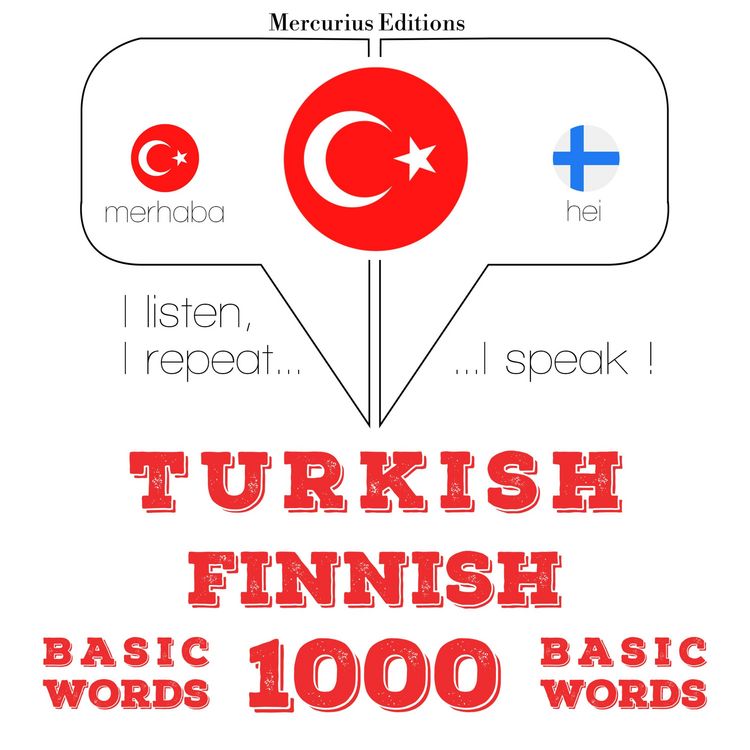 Produktbild: T&uuml;rk&ccedil;e - Fince: 1000 temel kelime