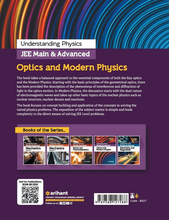 Produktbild: Understanding Physics JEE Main and Advanced Optics and Modern Physics 2023-24