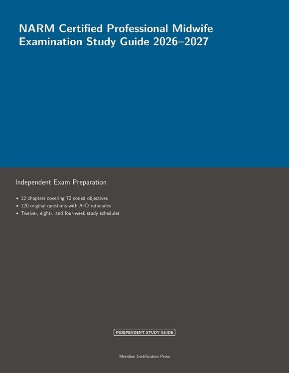 Produktbild: NARM Certified Professional Midwife Examination Study Guide 2026-2027