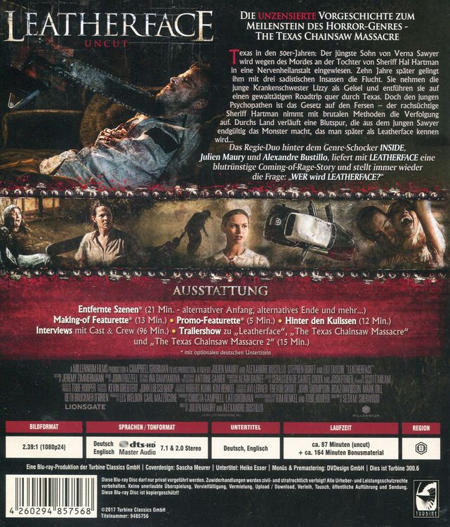 Produktbild: Leatherface - Uncut (Softbox)