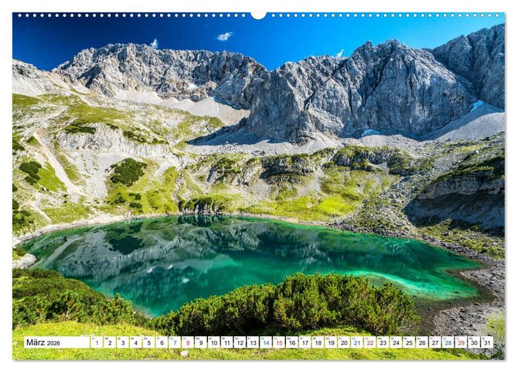 Produktbild: Tiroler Bergseen (hochwertiger Premium Wandkalender 2026 DIN A2 quer), Kunstdruck in Hochglanz