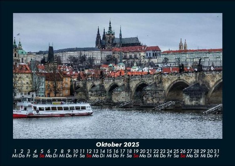 Produktbild: Prag 2025 Fotokalender DIN A5