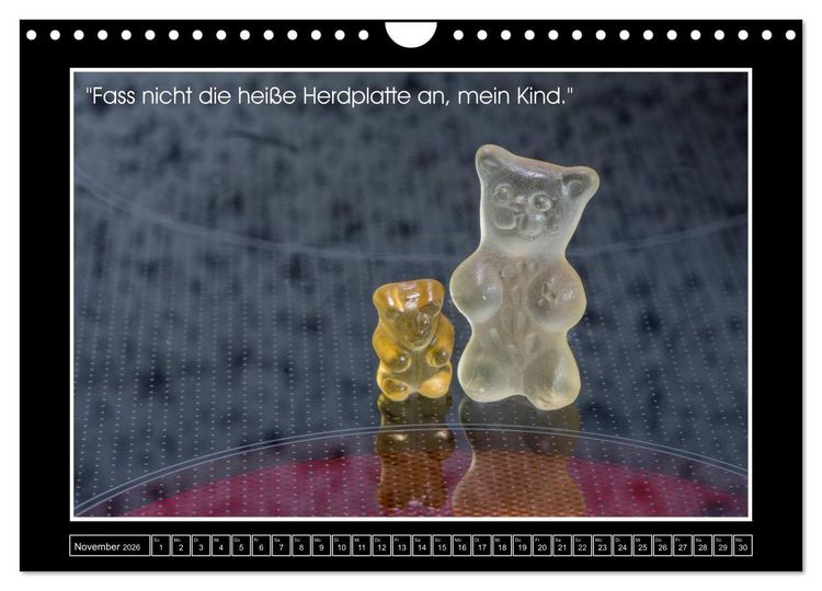 Produktbild: Wissenswertes aus der Welt der Gummib&auml;ren (Wandkalender 2026 DIN A4 quer), CALVENDO Monatskalender