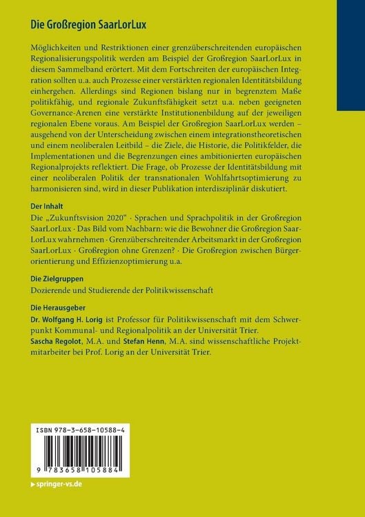 Produktbild: Die Gro&szlig;region SaarLorLux