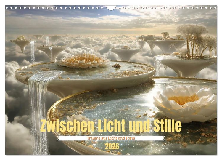 Produktbild: Zwischen Licht und Stille - Tr&auml;ume aus Licht und Form (Wandkalender 2026 DIN A3 quer), CALVENDO Monatskalender