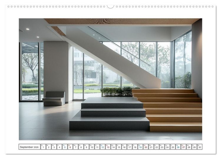 Produktbild: Reduktion auf das Wesentliche (Wandkalender 2026 DIN A2 quer), CALVENDO Monatskalender
