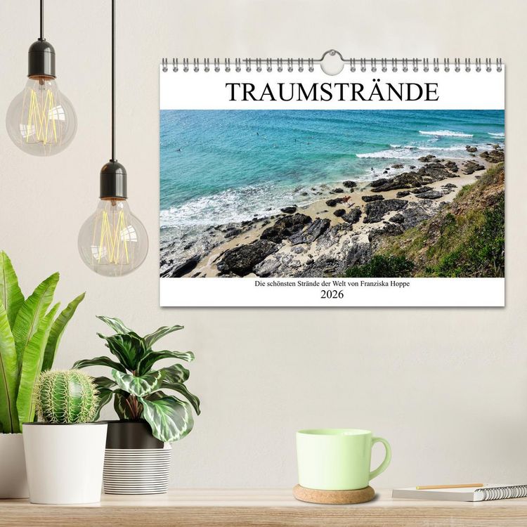 Produktbild: Traumstr&auml;nde - die sch&ouml;nsten Str&auml;nde der Welt (Wandkalender 2026 DIN A4 quer), CALVENDO Monatskalender