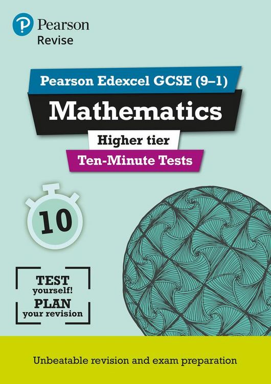Produktbild: Pearson REVISE Edexcel GCSE Maths (Higher) Ten-Minute Tests - 2026, 2027 exams