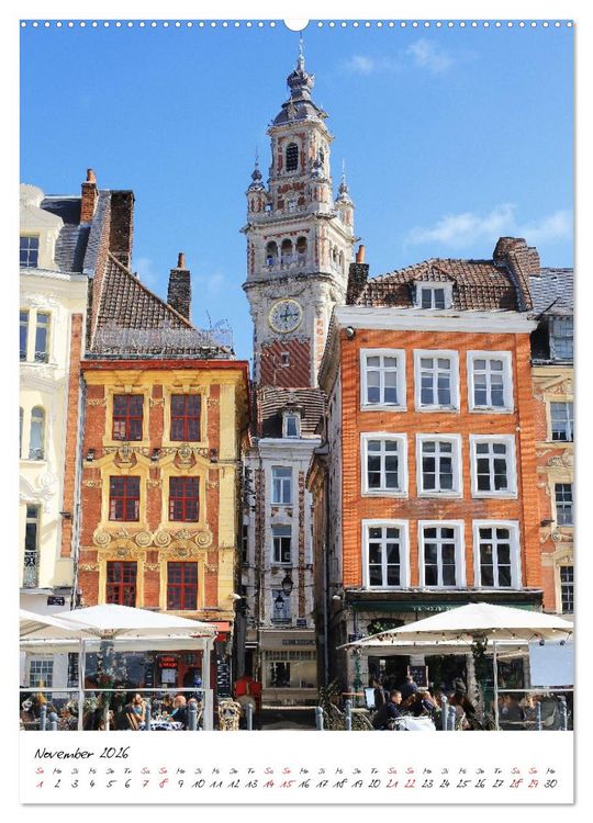 Produktbild: Lille - Faszinierende Metropole (Wandkalender 2026 DIN A2 hoch), CALVENDO Monatskalender